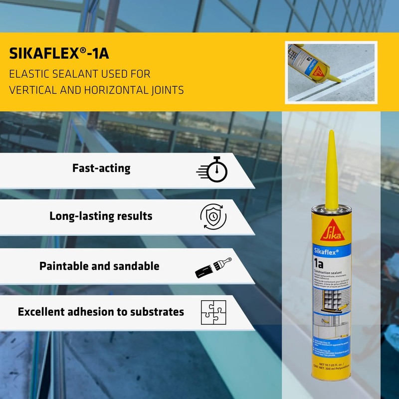 Sikaflex 1a Kit - One Component, Flexible, Non Sag, Polyurethane