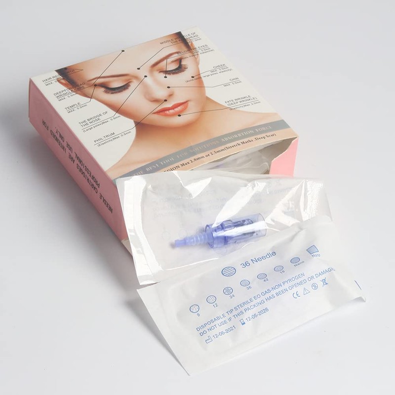 MONA Ultima A6 10 Pieces Dermapen Micro Needles 36 Replacement