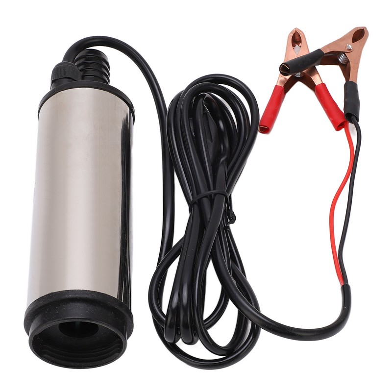 DC 12V Mini Refueling Pump with Filter Stainless Steel Diesel