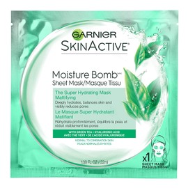 Garnier SkinActive Moisture Bomb The Super Hydrating Mattifying Sheet Mask,