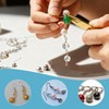 Ymapinc 200Pcs Eyepins for Jewelry Making 70mm/2.76In, Silver Open Eye