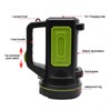HAASHADA LED Searchlights Handheld Lantern, 13000LM 2 Modes USB Rechargeable