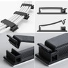 GEJ-Tech Cable Clips, Wire Organizer, Cable Holder, Double Sided Tape,