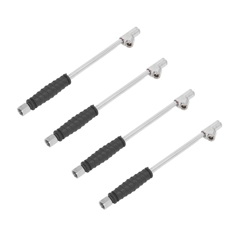 4 Pcs Dual Head Air Chuck 1/4 Inch Female NPT