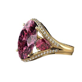 925 Sterling Silver Oval Zircon Creative Fashion Ring Cut Red Gemstone Cubic Zirconia Anniversary Commitment Ring CZ Eternal Engagement Wedding Ring Jewelry-Making-Patterns