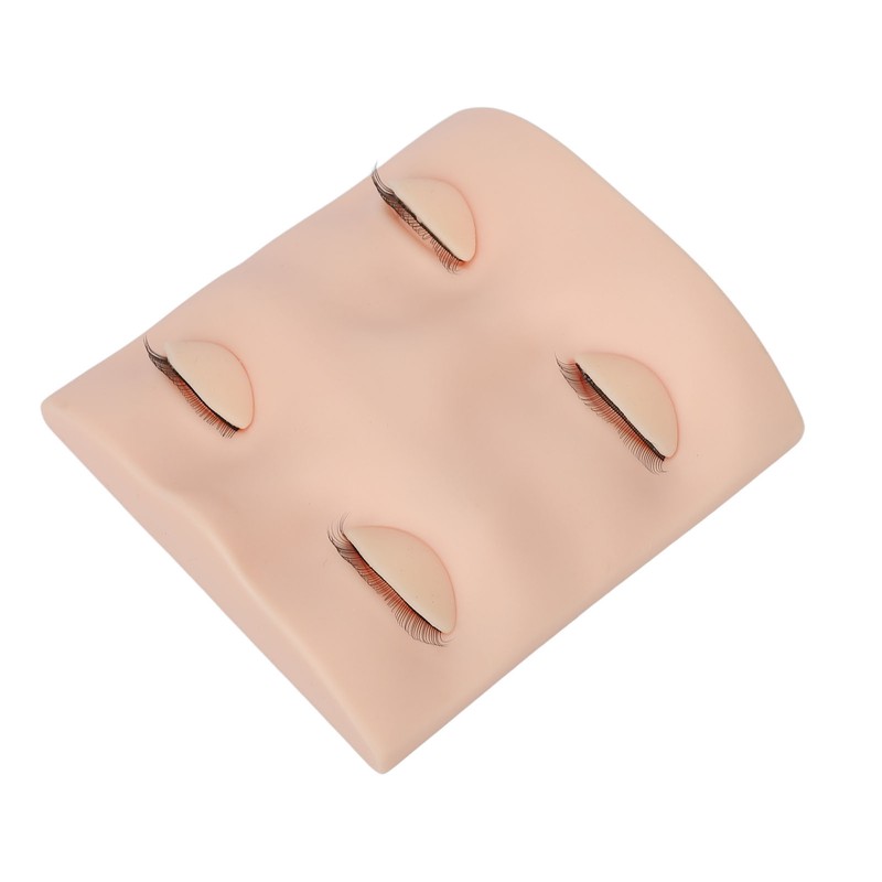 Lash Mannequin Head with with 3 Pairs Replacement Eyelids Realistic