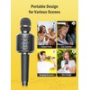 Wireless Bluetooth Karaoke Microphone, Built-in Loud Speaker for 10H Playback,