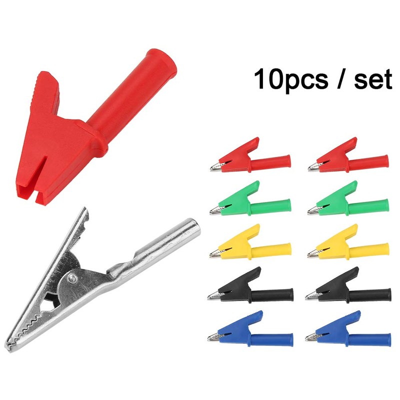 Pinzas de Cocodrilo Cocodrilo de Seguridad Clips de Prueba 10