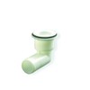 Forespar Sink Drain SW-2, 90 Degree for 1", Plastic Flange