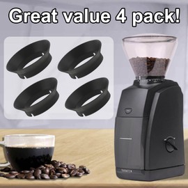 Coffee Grinder Gaskets 4PC, Silicone Gaskets Replacement for Baratza Encore Grinder, Coffee Grinder Gaskets Replacement Ring Fit for Baratza Virtuoso Coffee Grinder & Electric Conical Burr Grinder