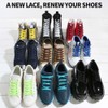 VSUDO VSUDO 60 cm Flat Shoe Laces for Trainers, Canvas