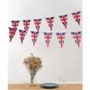 Union Jack Triangular Bunting 25 Pendant Flags @ 7m long