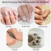 Nail Files, 25Pcs Professional Nail Files 100/180 Grit Nails File