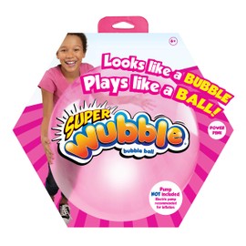 Wubble Super Bubble Ball, Pink, for 6 years to 18 years,6 x 30 x 30 centimeters