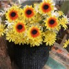 Wendy Mall 100Pcs Artificial Mini Daisy Decorative Flower Silk Flowers