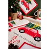 Excelsa Ready for Christmas Oven Glove, One Size, 100% Cotton