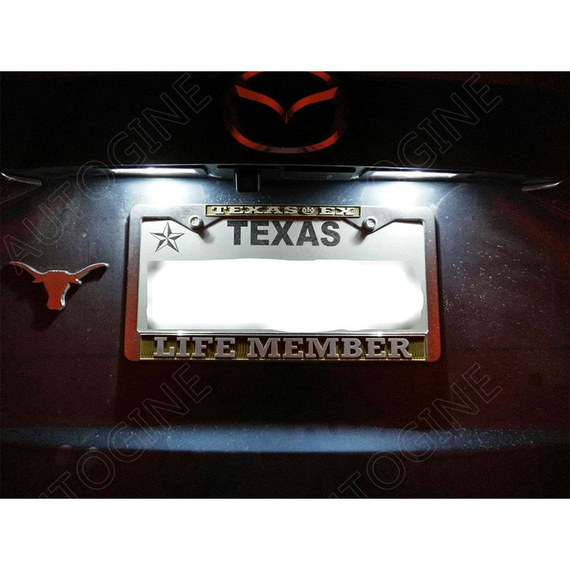 AUTOGINE 7 Piece White LED Interior Lights Kit for Honda