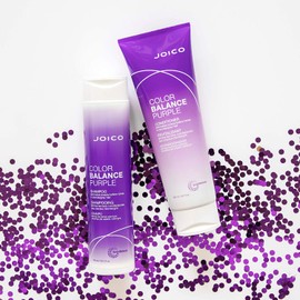 Joico Color Balance Purple Conditioner | Eliminate Brassy and Yellow tones | For Cool Blonde or Gray Hair