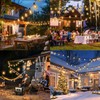 Skoiuc 100FT Solar String Lights Outdoor Waterproof with Remote &