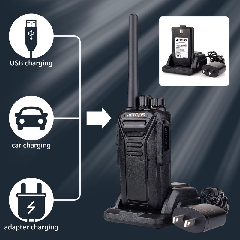 Retevis RT27 Walkie Talkies,Two Way Radio with Shoulder Speaker Mic,2