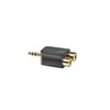 3 x Mini Jack Plug 3.5mm to 2x RCA Female