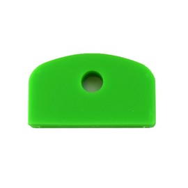 Packet of 5 units of Large Square Headed Identifying Key caps for Yale Keys … (Green Yale5)