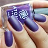  Purple Matte Nail Polish - Atomic Polish - Iodine