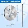 Camoo Pool Skimmer Zinc Anode Weight - Anti-Electrolysis Sacrificial Anode