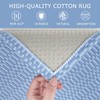 KOZYFLY Washable Entryway Rug 3x5 Ft Area Rugs Cotton Rubber