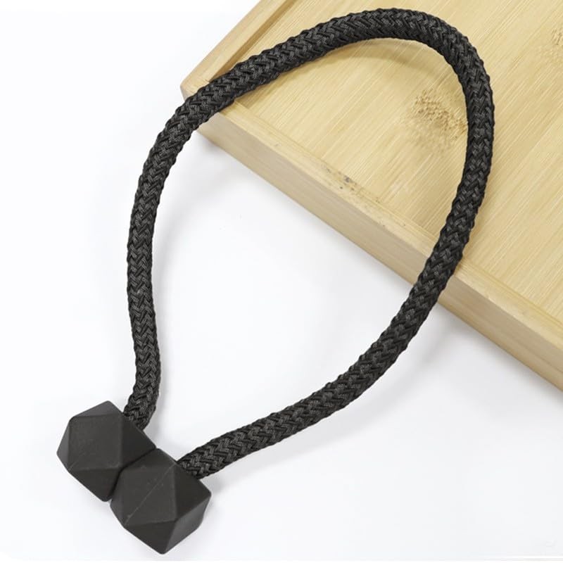 8 Packs Magnetic Curtain Tiebacks for Drapes, Decorative Drape Tie