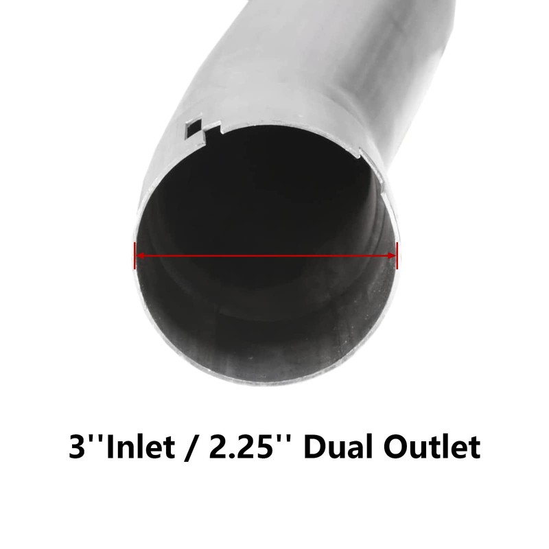 Direct-Fit Muffler 409S,2-Chamber Exhaust Muffler Kit Fits Exhaust 2009-2018 Dodge