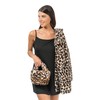 Chaks - Crossbody Bag, Plush Leopard Print Shoulder Bag with