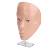 3D Reusable Makeup Practice Mannequin Face, Silicone Full Face for