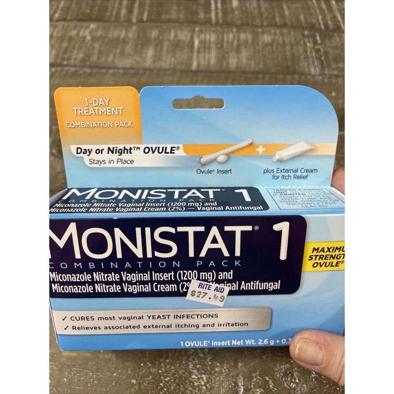 Monistat 1 Combination Pack 1 Day Treatment