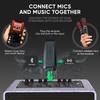 MASINGO 2 Wireless Karaoke Microphones with Integrated Bluetooth Receiver -