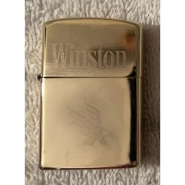 Firebird Vintage Firebird Gold Tone Winston Lighter ~ New-In-Package