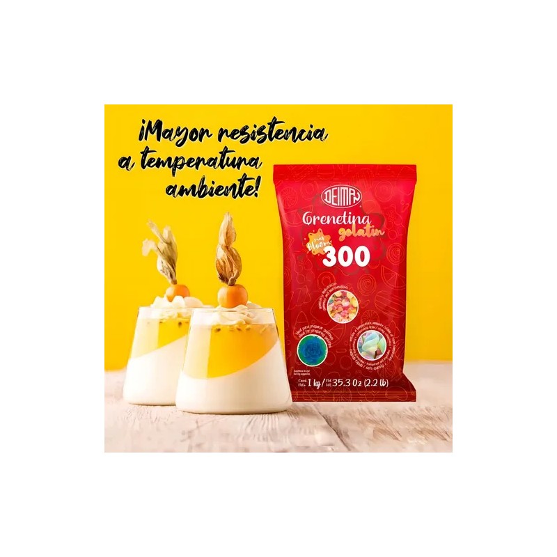 Grenetina Deiman 300 Bloom 1 Kg Repostería Gelatinas