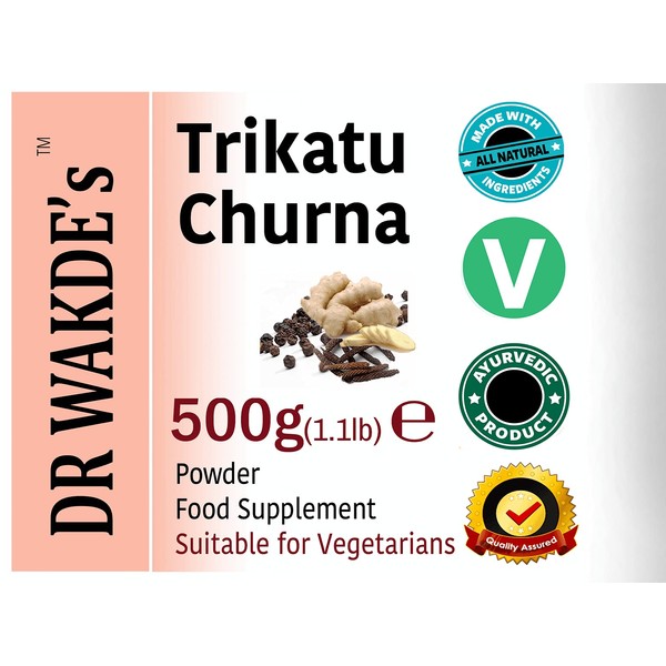 DR WAKDE’S Trikatu Churna Powder - 1Kg (2.2lb) | Mixture
