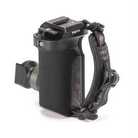 Tilta Left Side PD Handle with Run/Stop Type VIII, with Internal Battery, Adjustable Angle, Run-Stop Cables, Mount Accessories, Ergonomic Design (Black) | TA-LSP8-B