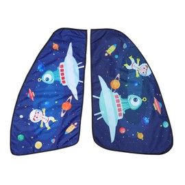 SUPVOX 2pcs Car Sun Shade Auto Side Window Sunshade Car Side Window Sunshade Car Side Windowshield Auto Windshield Sun Shades Car Window Sun Blocker Inside The Car Baby Stroller Polyester