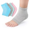 Gel Heel Socks for Foot Protection & Moisturizing - Prevents Calluses & Cracked Heels Moisturizing Pad Gray 3ea
