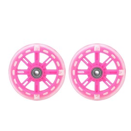 Ruedas de entrenamiento de bicicletas, ruedas de entrenamiento de bicicletas para niños 15,75 a 26,25 pulgadas con soporte Estabilizadores para niños(rosado)