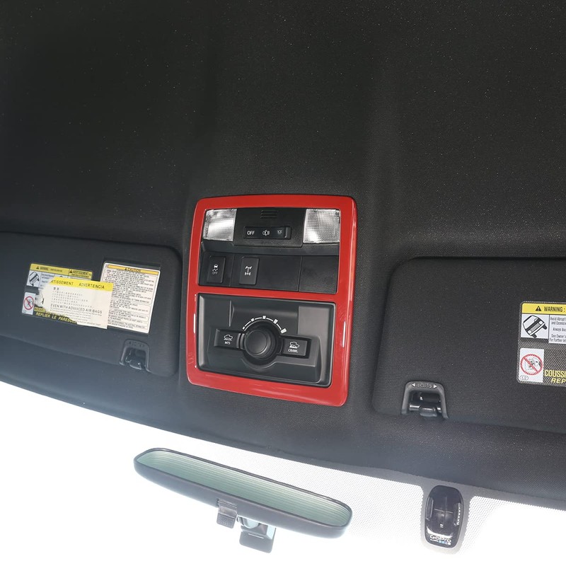 LLKUANG Sports Red Front Row Reading Light Frame Cover Panel