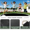 AILEVERS Trampoline Mat Replacement,13.3ft Diameter Mat with 96 Rings,Fits 15ft
