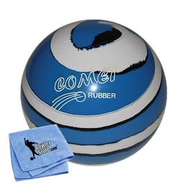 Bowlerstore Products EPCO Duckpin Bowling Ball- Comet Rubber - Royal with White & Black (5 inch- 3lbs. 12 oz.) 1 Ball