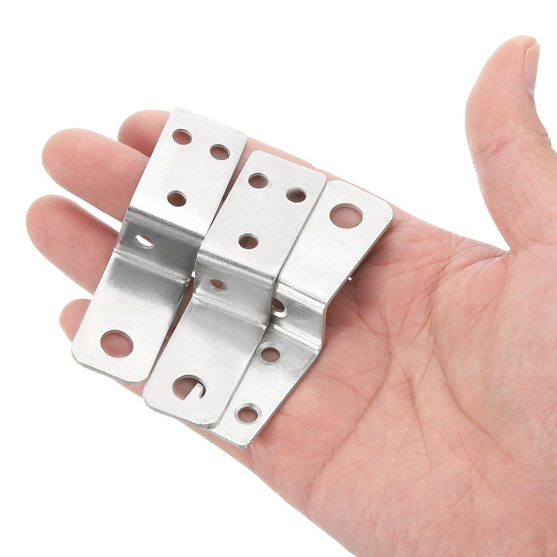 sourcing map 20 Pcs Z Shape Corner Bracket, 0.75 Inch