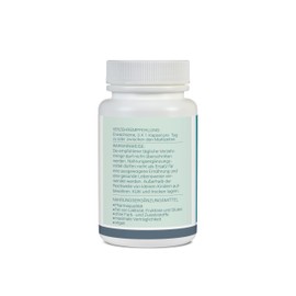 Magnesiumglycinat - 120 Kapseln (1 Kaps. enthält: 100mg Magnesium aus Magnesiumglycinat) - Premium Qualität - ohne Zusätze - reine und hochwertige Substanzen