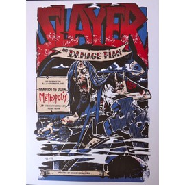Slayer - Live at Metropolis - Concert Gig Mini Poster - 10"x14" - Montreal 2004
