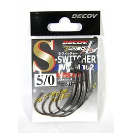 カツイチ(KATSUICHI) DECOY フック SスイッチャーWorm102 #5/0 釣り針
