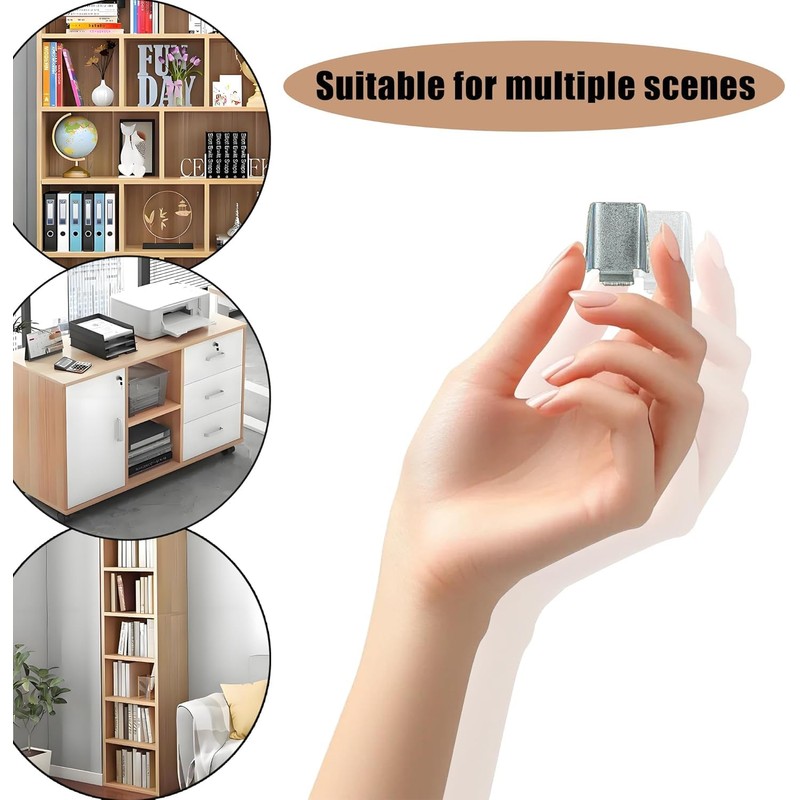 Shelf Clip Bracket for Garage Cabinets,Removable Metal Shelf Support Clips
